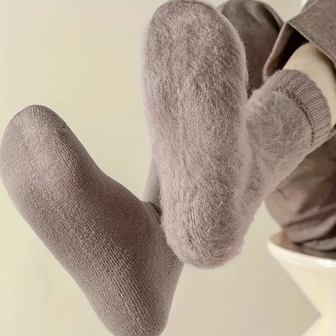 Thermal Sock Winter - Three Pairs of Men'S Black Socks,