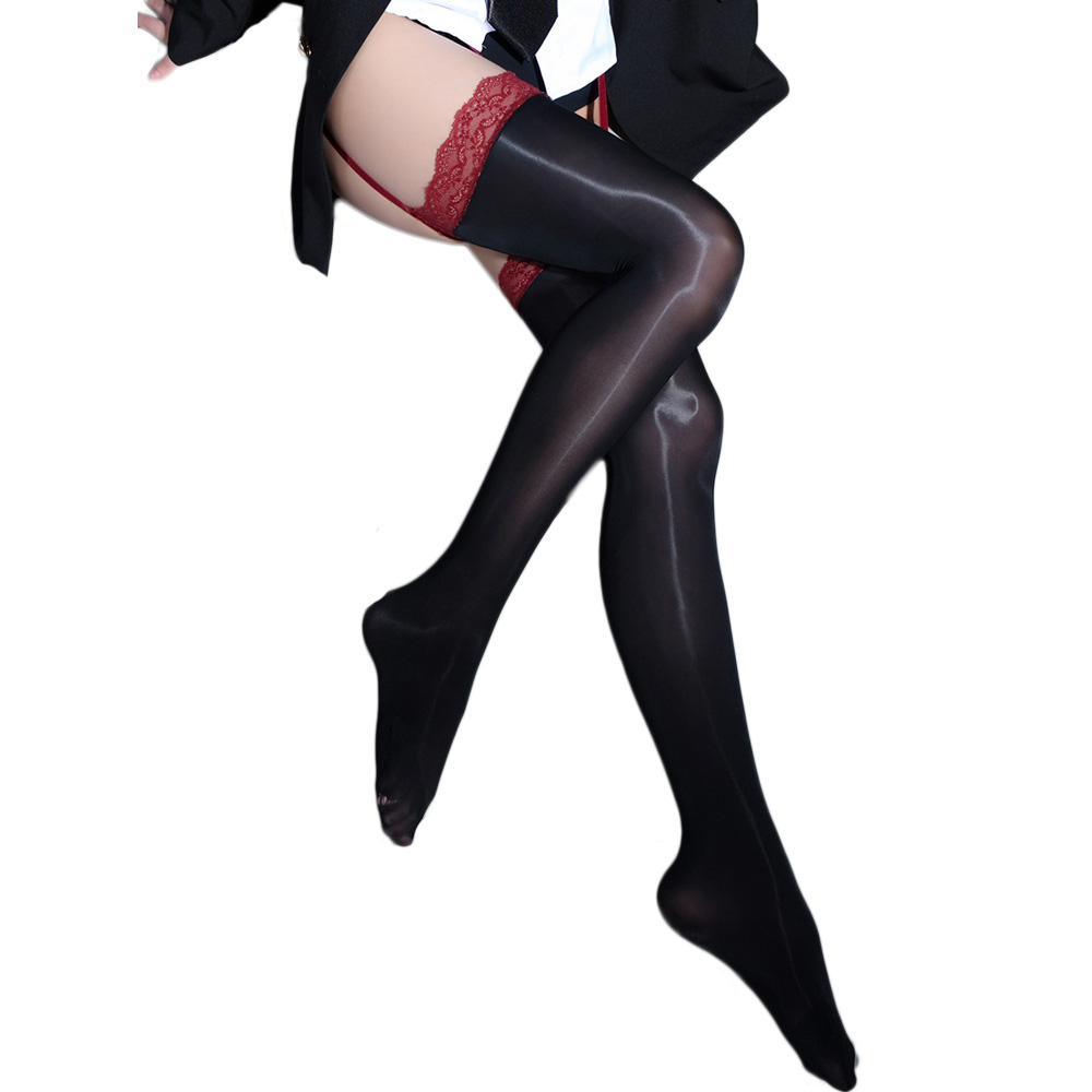 Patchwork Oil Glossy Shiny Pan - مراجعة Tights Pantyhose Sheer وسعره