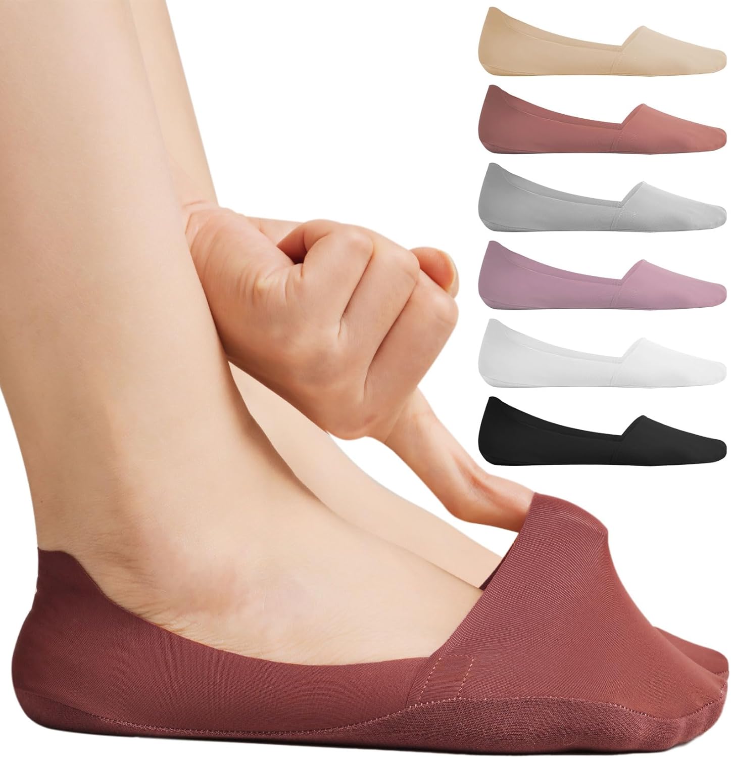 No Show Socks for Women, Non S - مراجعة Invisibility Sock Loafer وسعره