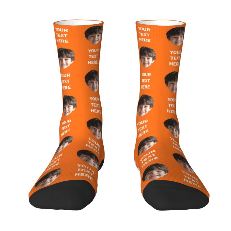 Personalized Photo Text Custom - مراجعة Dress Sock Men وسعره