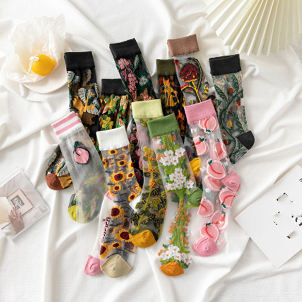 Woman Lace flower short sock t - مراجعة Invisibility Sock Loafer وسعره
