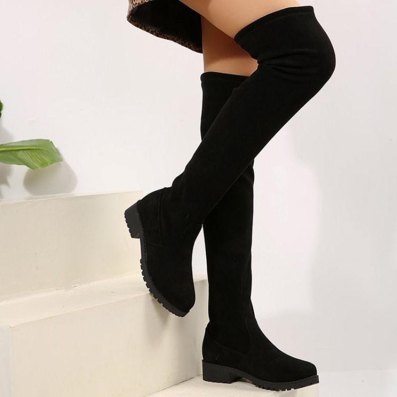 Women Over The Knee Boots Thig - مراجعة Knee High Sock Women وسعره