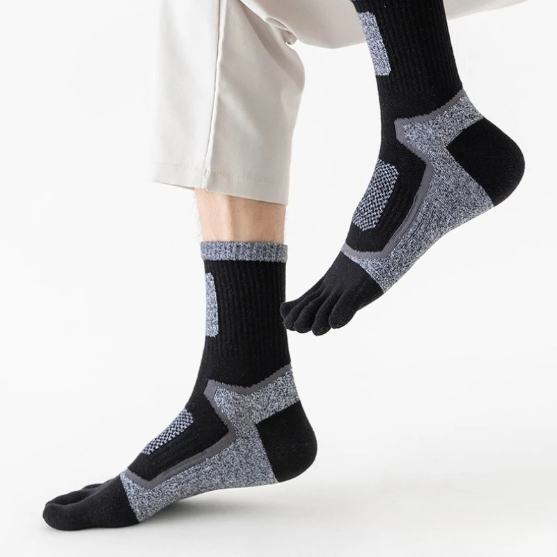 3 Pairs Men Sports Five Finger - مراجعة Toe Sock Split وسعره