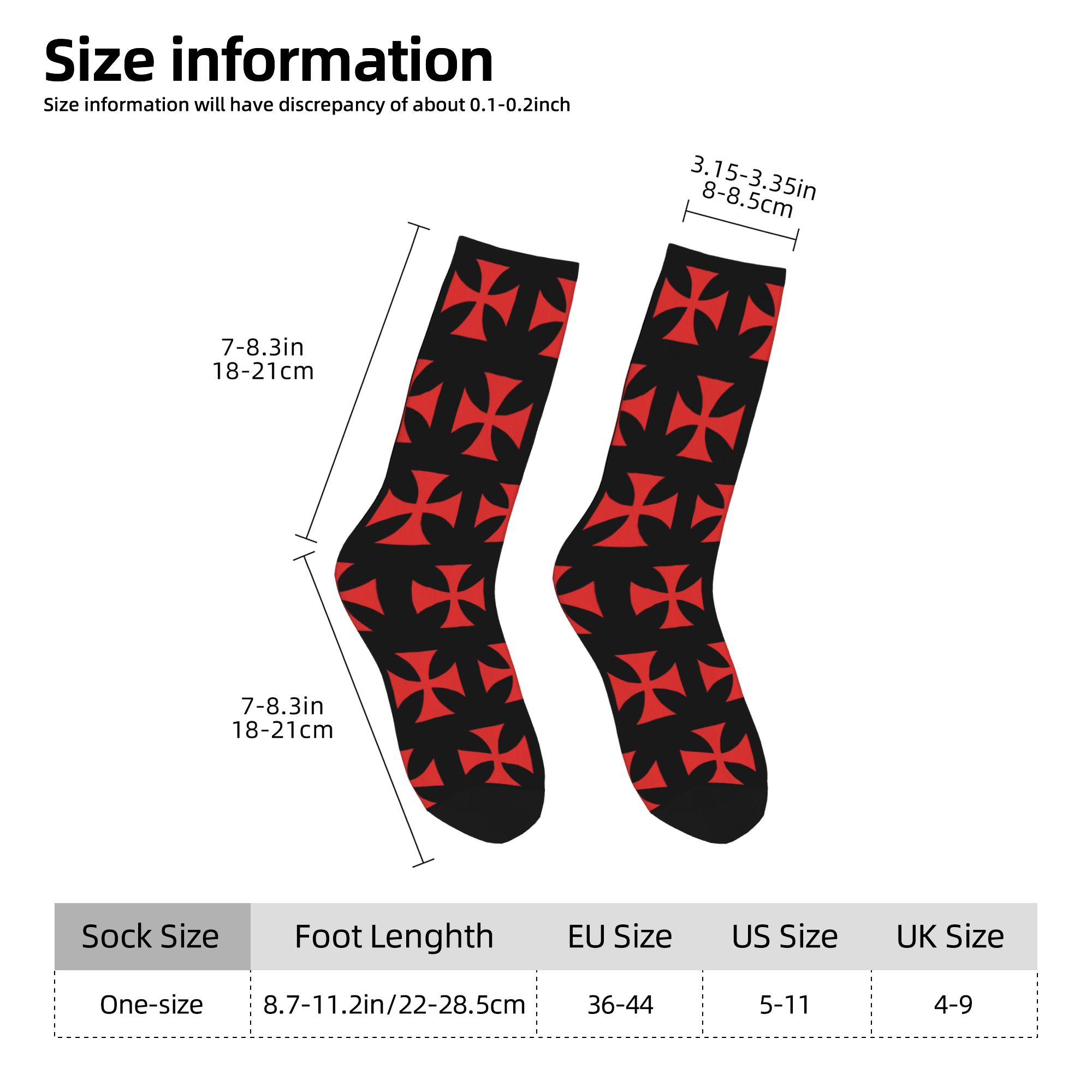 Custom Red Templar Cross Knigh - مراجعة Dress Sock Men وسعره