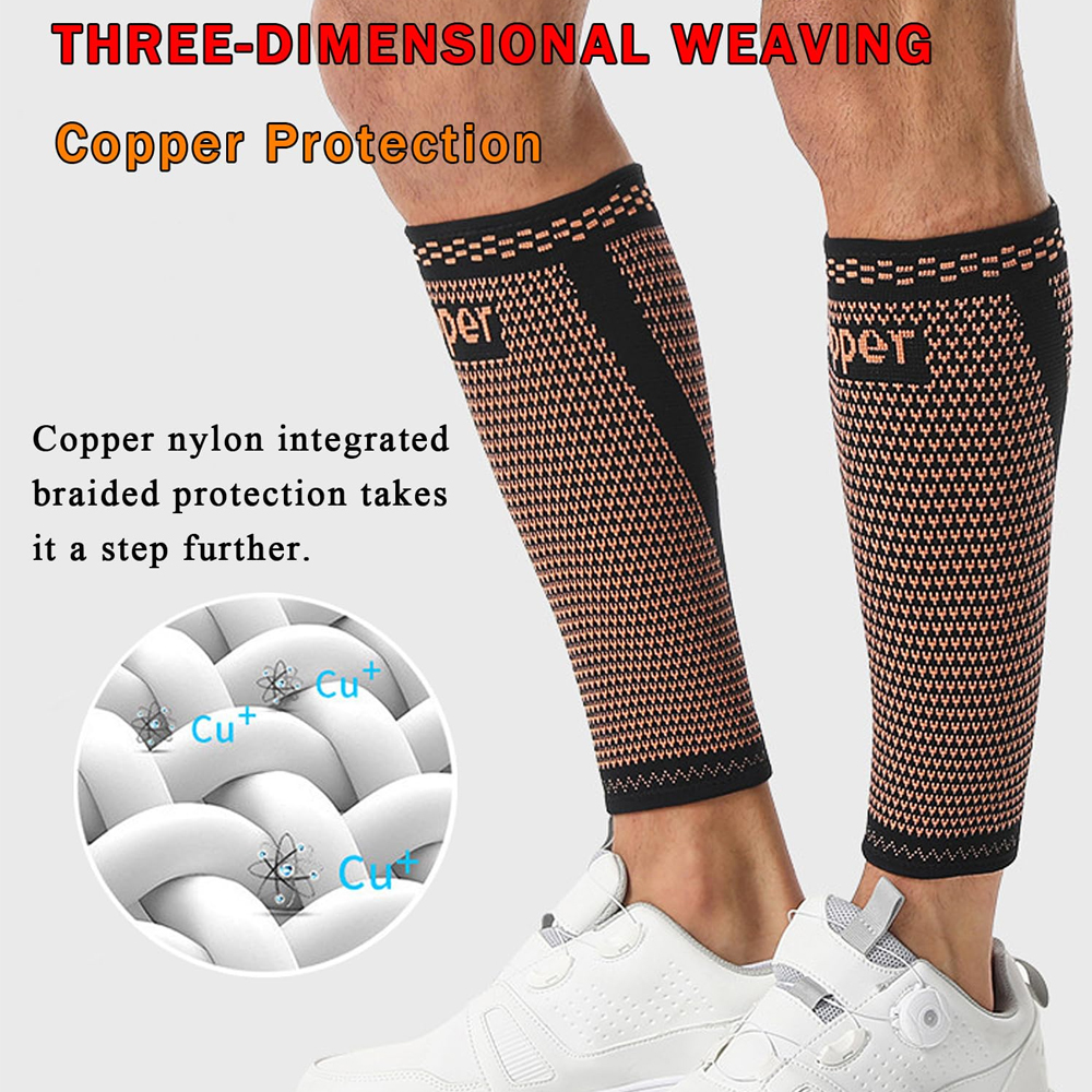 1pc Copper Calf Compression Sl - مراجعة Compression Sleeve Calf وسعره