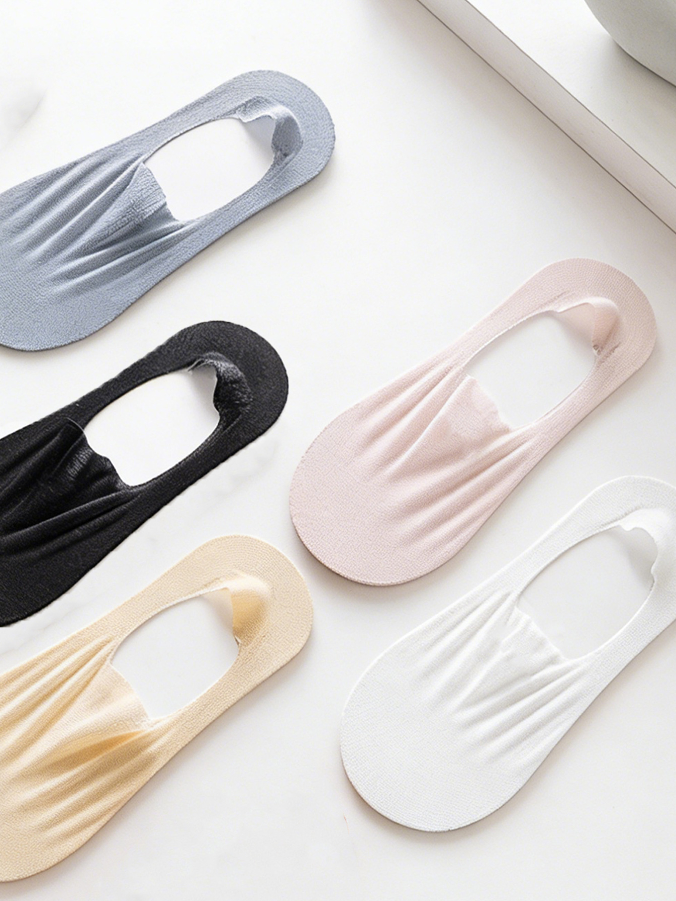 Women's Ice Silk Invisible No- - مراجعة Invisibility Sock Loafer وسعره