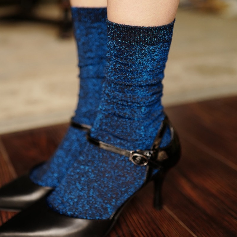 Colorful Sexy Shiny Women's So - مراجعة Silk Sock Bamboo وسعره