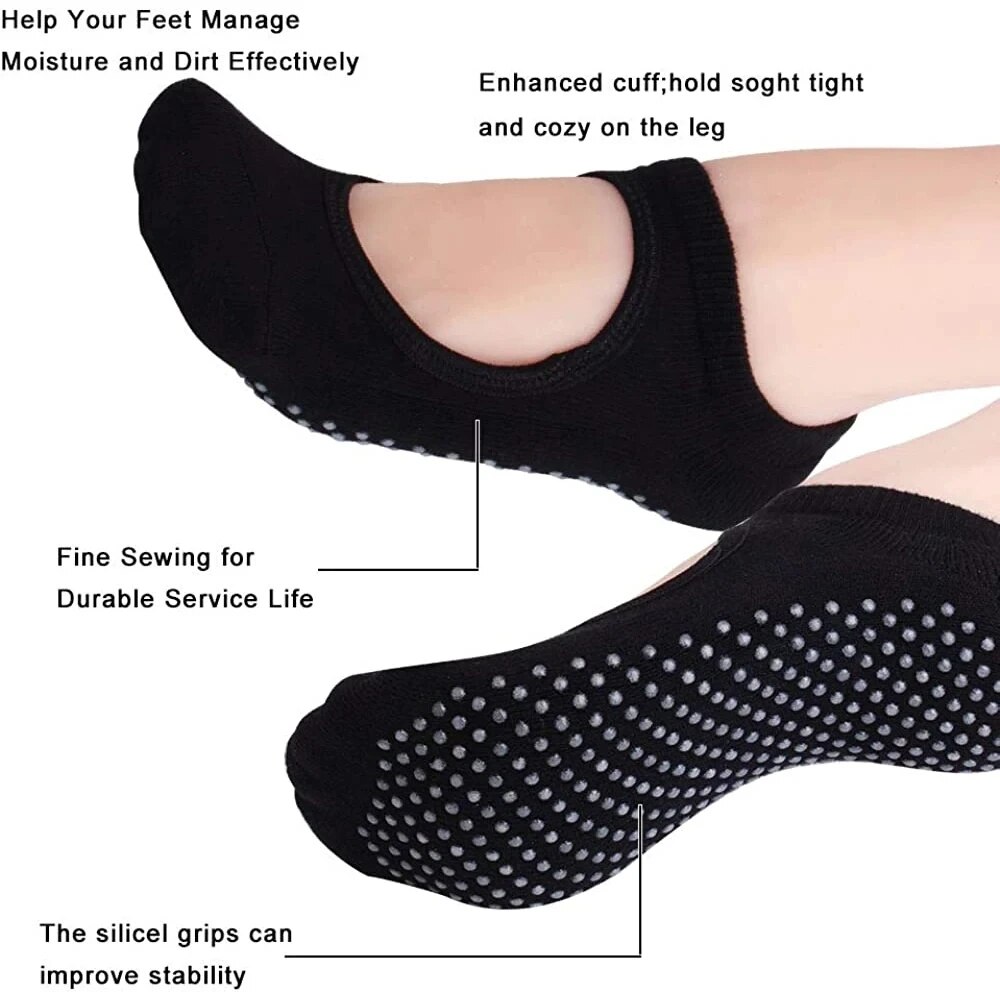 High Quality Women Yoga Socks  - مراجعة Grip Sock Yoga وسعره