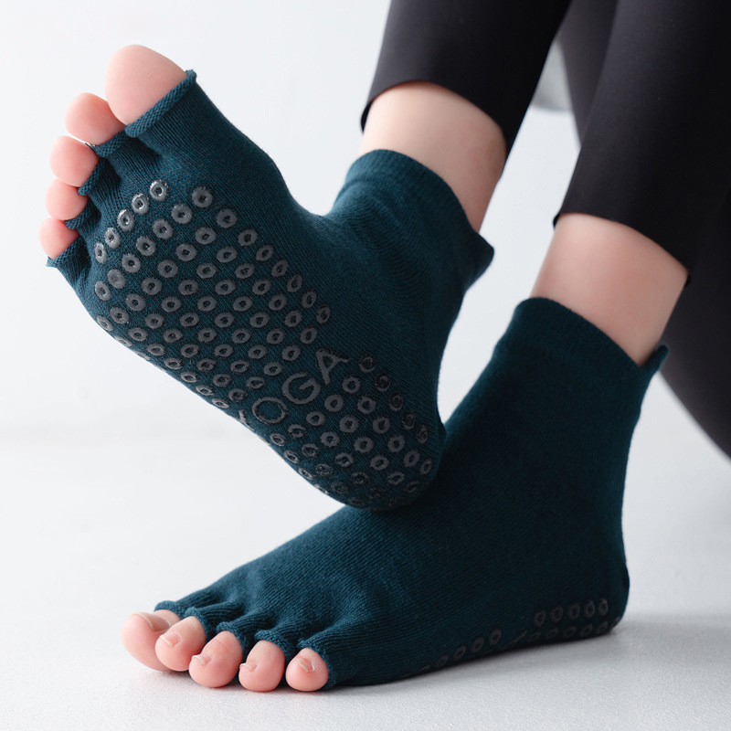 Yoga Socks Half Toe Anti-Slip  - مراجعة Grip Sock Yoga وسعره