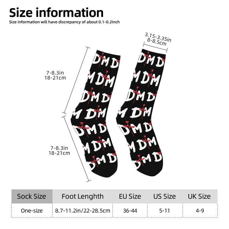 Custom Depeche Mode Mens Crew  - مراجعة Dress Sock Men وسعره