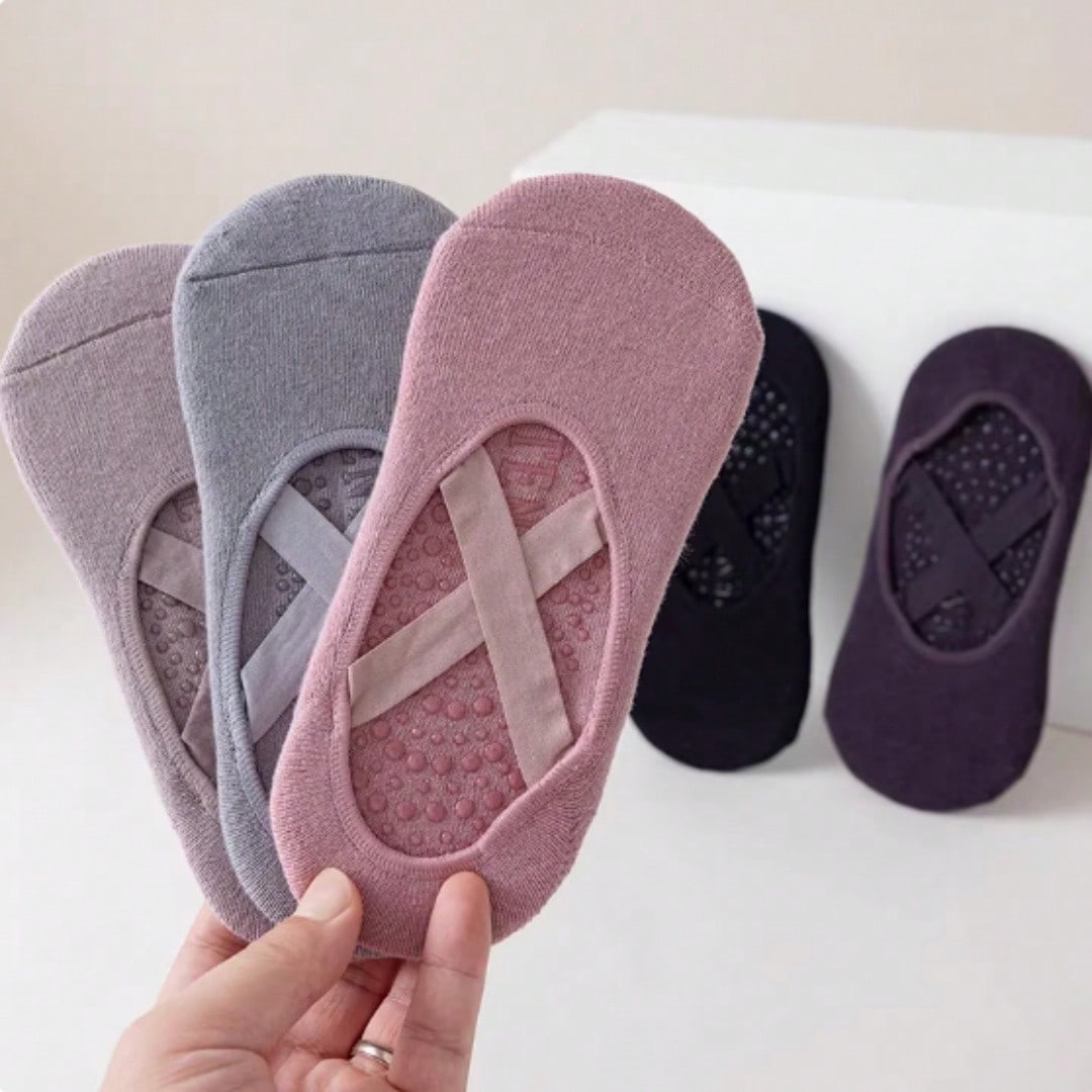 Anti-slip silicone sole yoga s - مراجعة Grip Sock Yoga وسعره