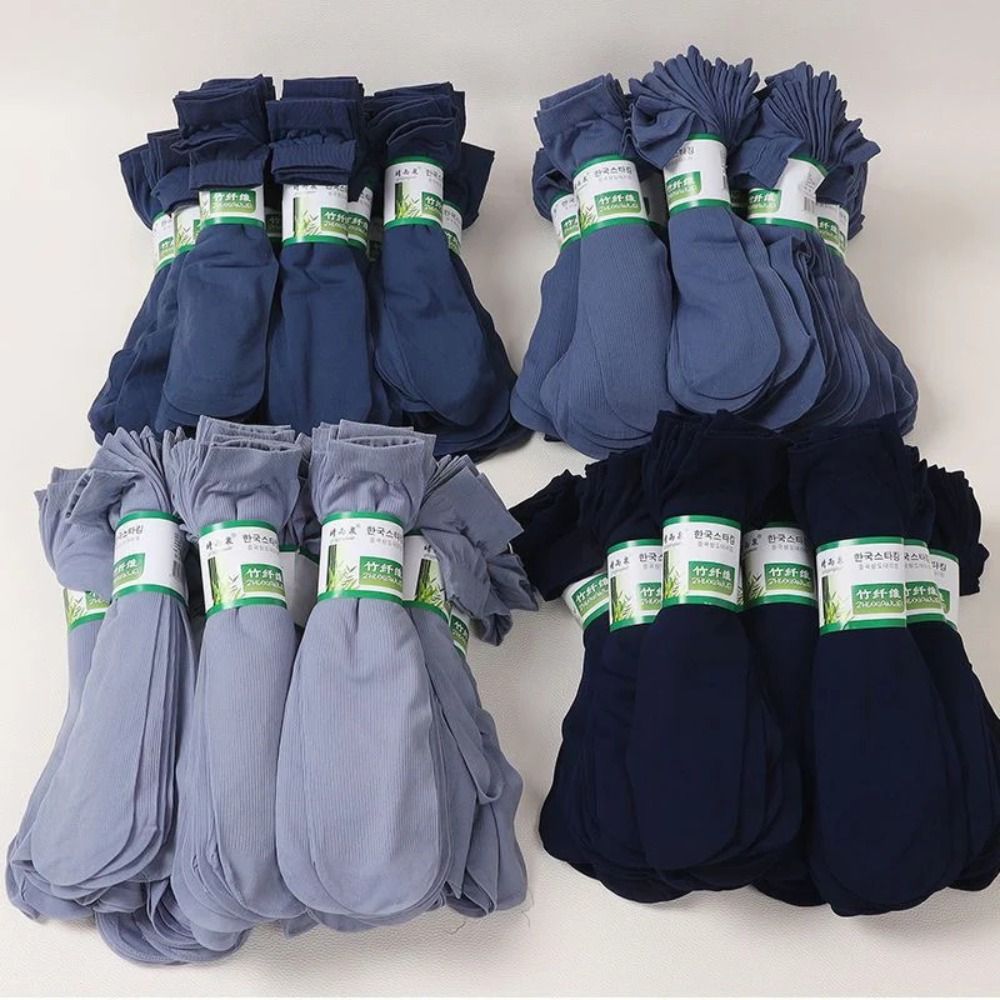 10pairs Men Ice Silk Socks Sum - مراجعة Silk Sock Bamboo وسعره