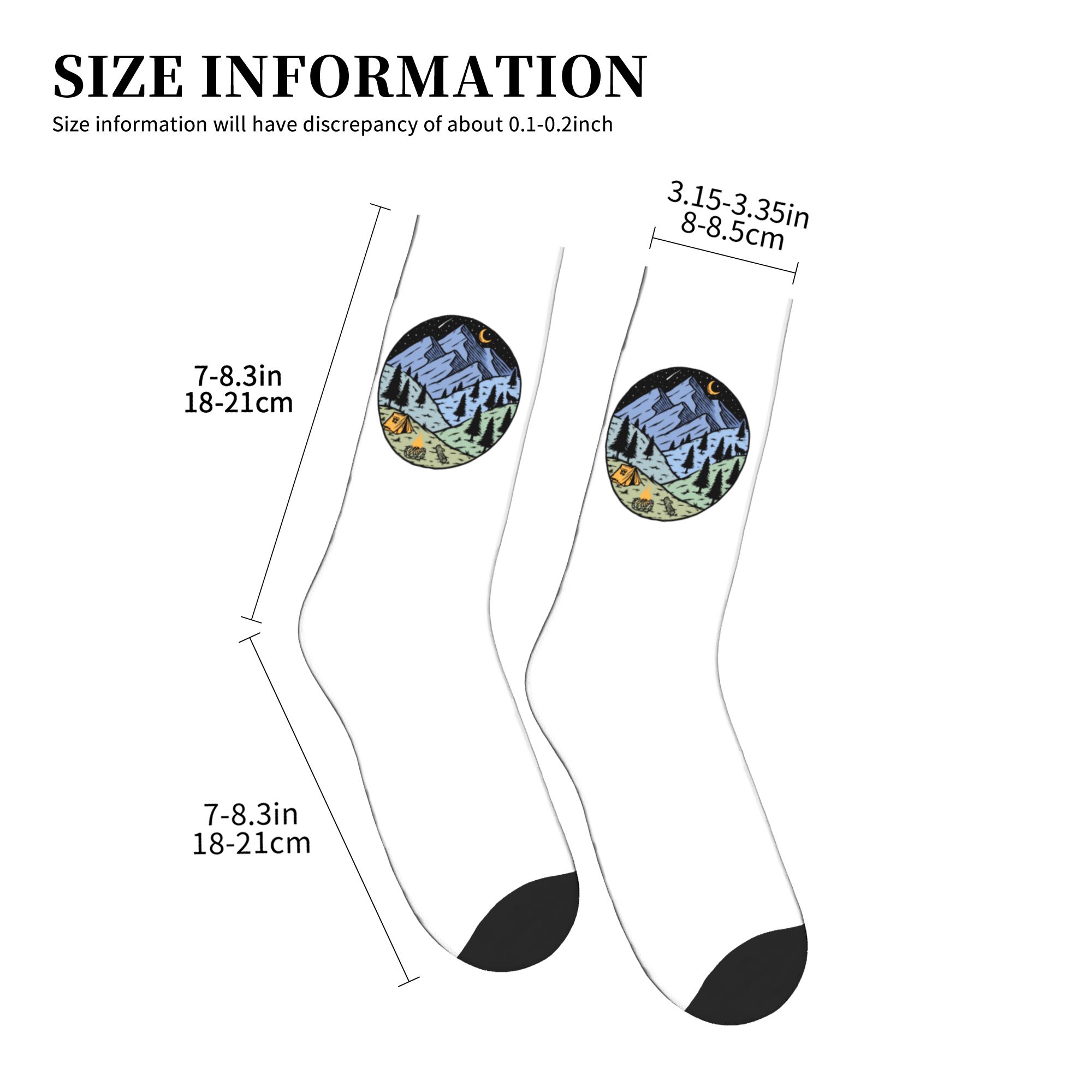 Adventure Camping  Mountain Ca - مراجعة Dress Sock Men وسعره