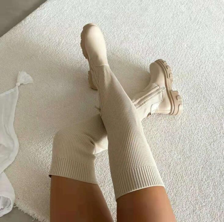 Women's Over The Knee Boots St - مراجعة Knee High Sock Women وسعره