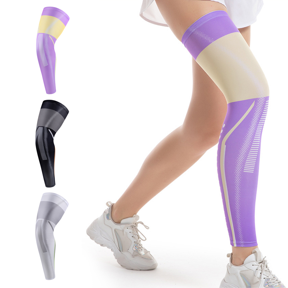 1pc Full Leg Compression Sleev - مراجعة Compression Sleeve Calf وسعره