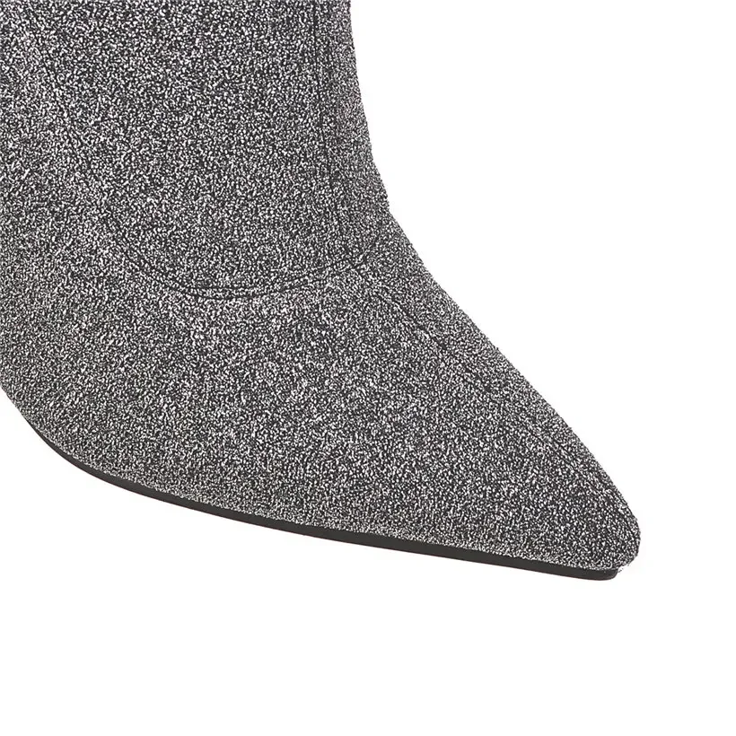 Plus Size Stretch Leopard Over - مراجعة Knee High Sock Women وسعره
