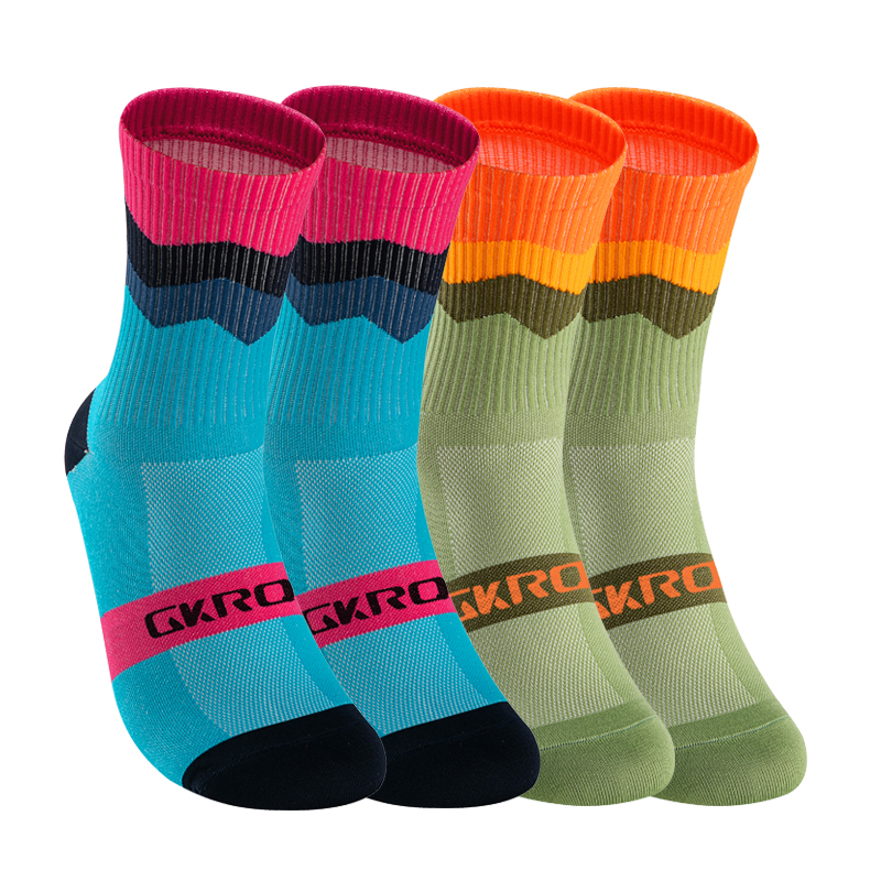 GKRQ 4 Pairs Bike Socks Men Nu - مراجعة Compression Sock Medical وسعره