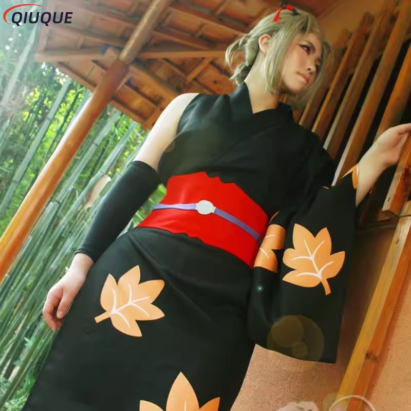 Tsukuyo Cosplay Costume Wig Ku - مراجعة Fishnet Stocking Women وسعره