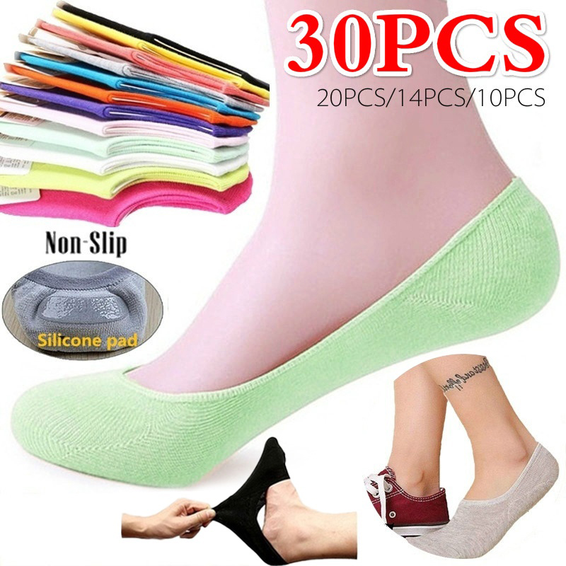 5 Pairs 10PCS Women Socks Nons - مراجعة Invisibility Sock Loafer وسعره