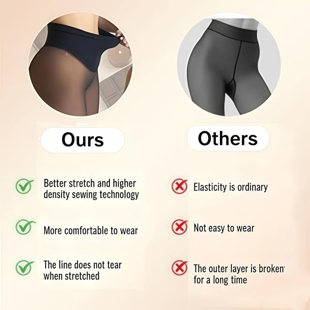 One Seam Fleece Lined Tights W - مراجعة Tights Pantyhose Sheer وسعره