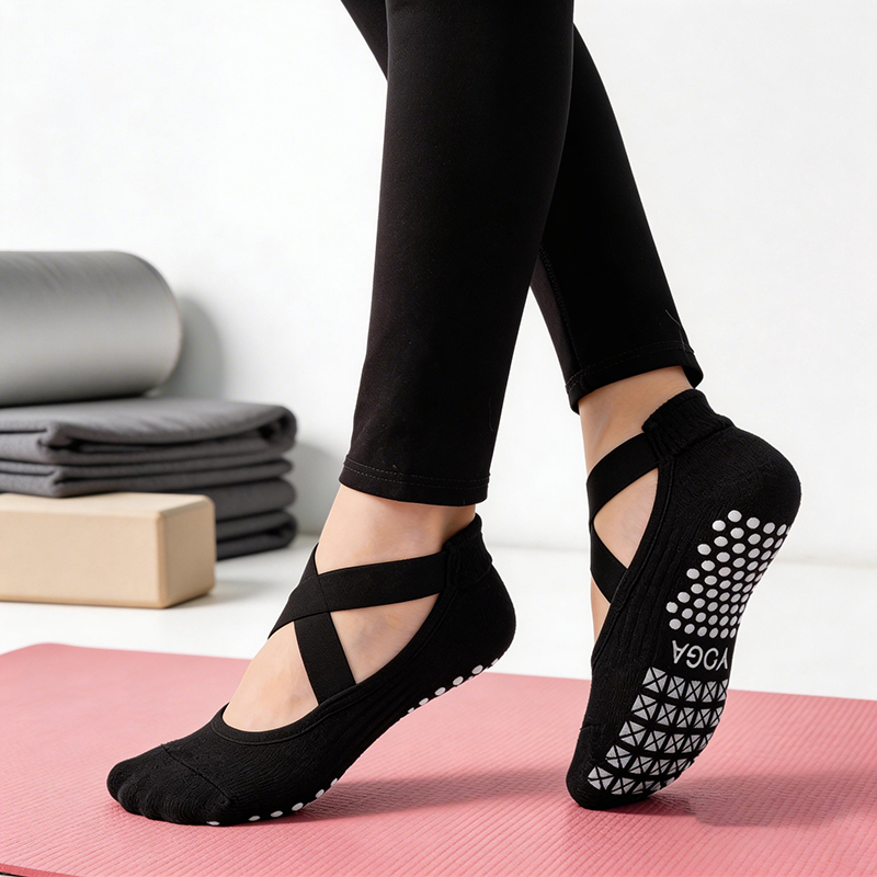 Women Non-Slip Yoga Socks Sili - مراجعة Grip Sock Yoga وسعره