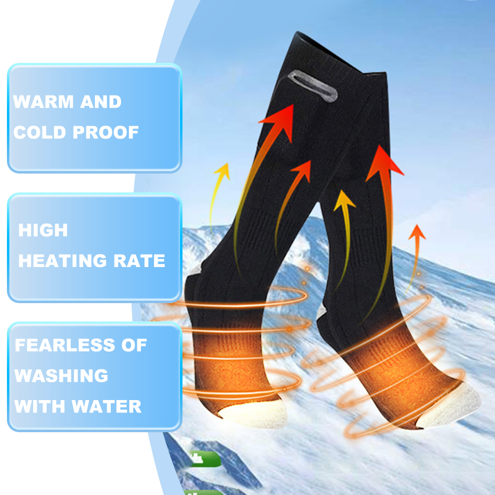 Heat Battery Electric Heated S - مراجعة Thermal Sock Winter وسعره