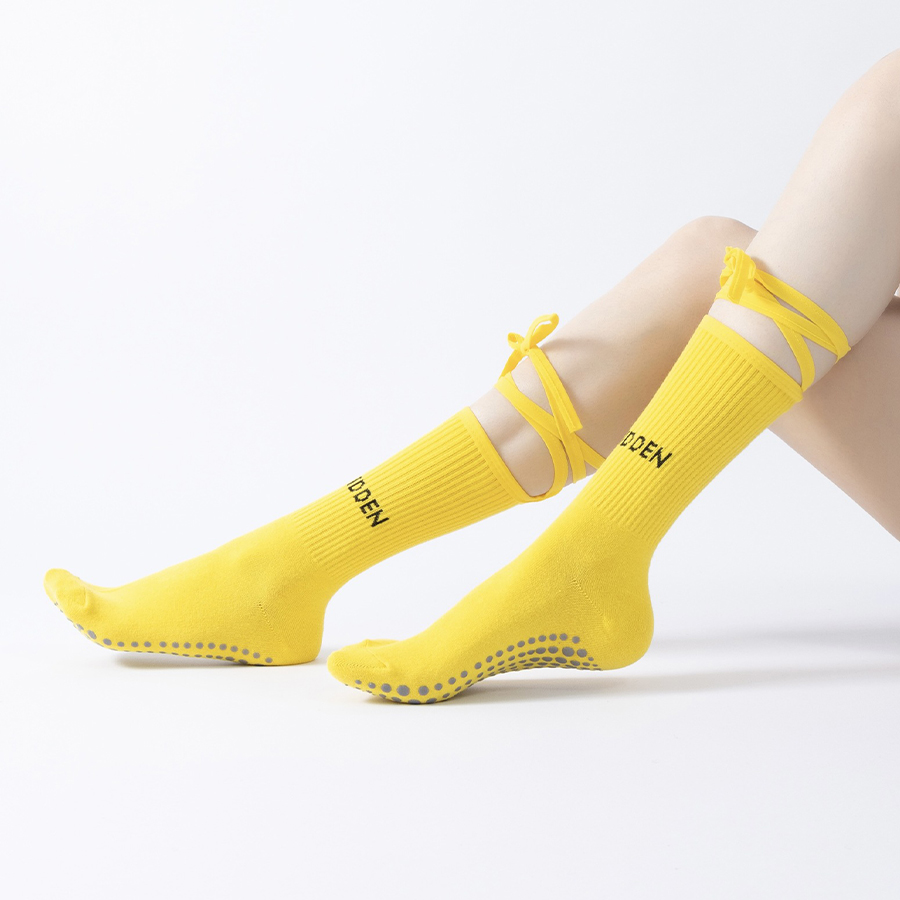 Women Bandage Yoga Socks Cotto - مراجعة Grip Sock Yoga وسعره