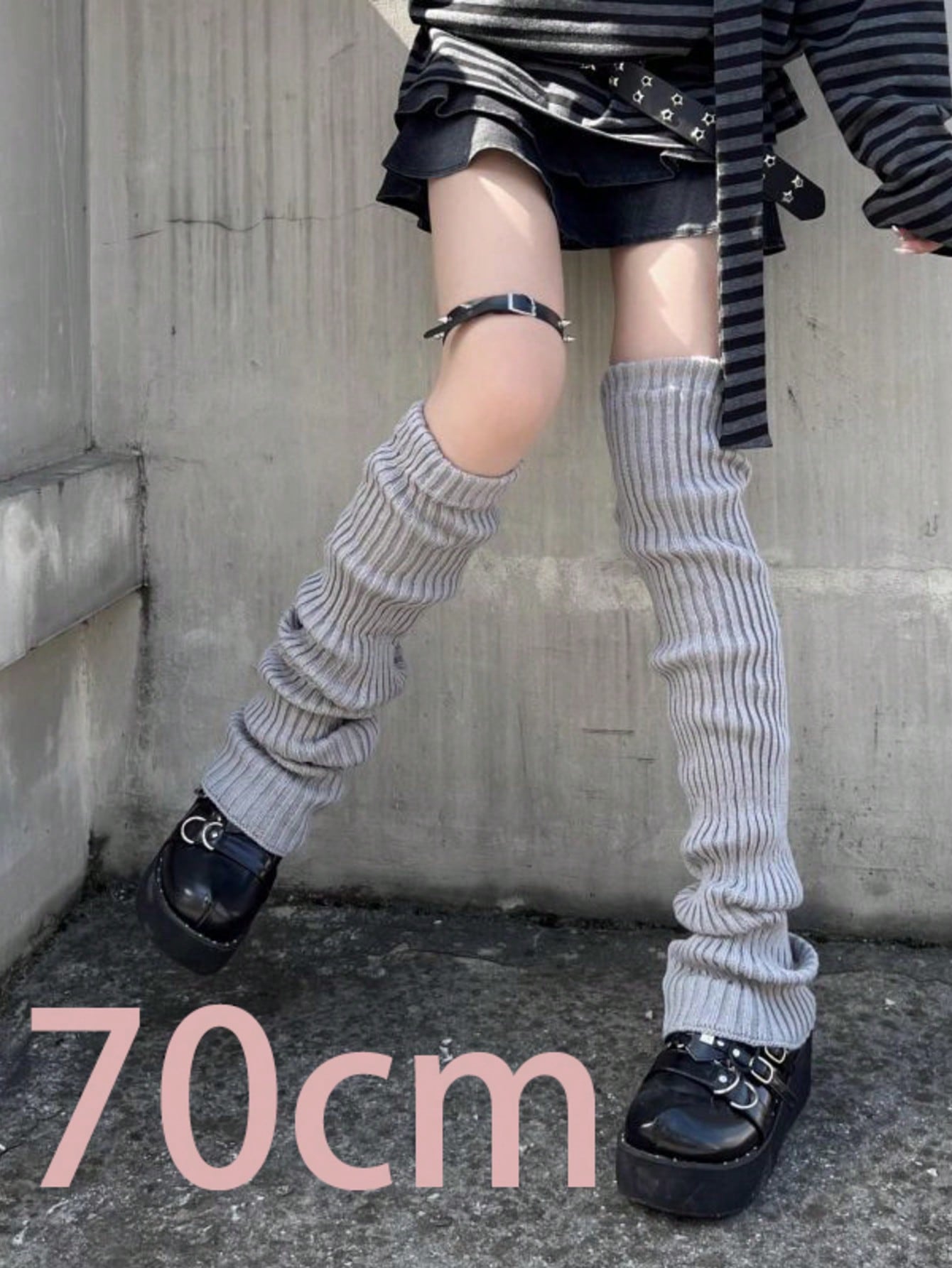 2pcs 70cm Extended Leg Warmers - مراجعة Boot Sock Slouchy وسعره