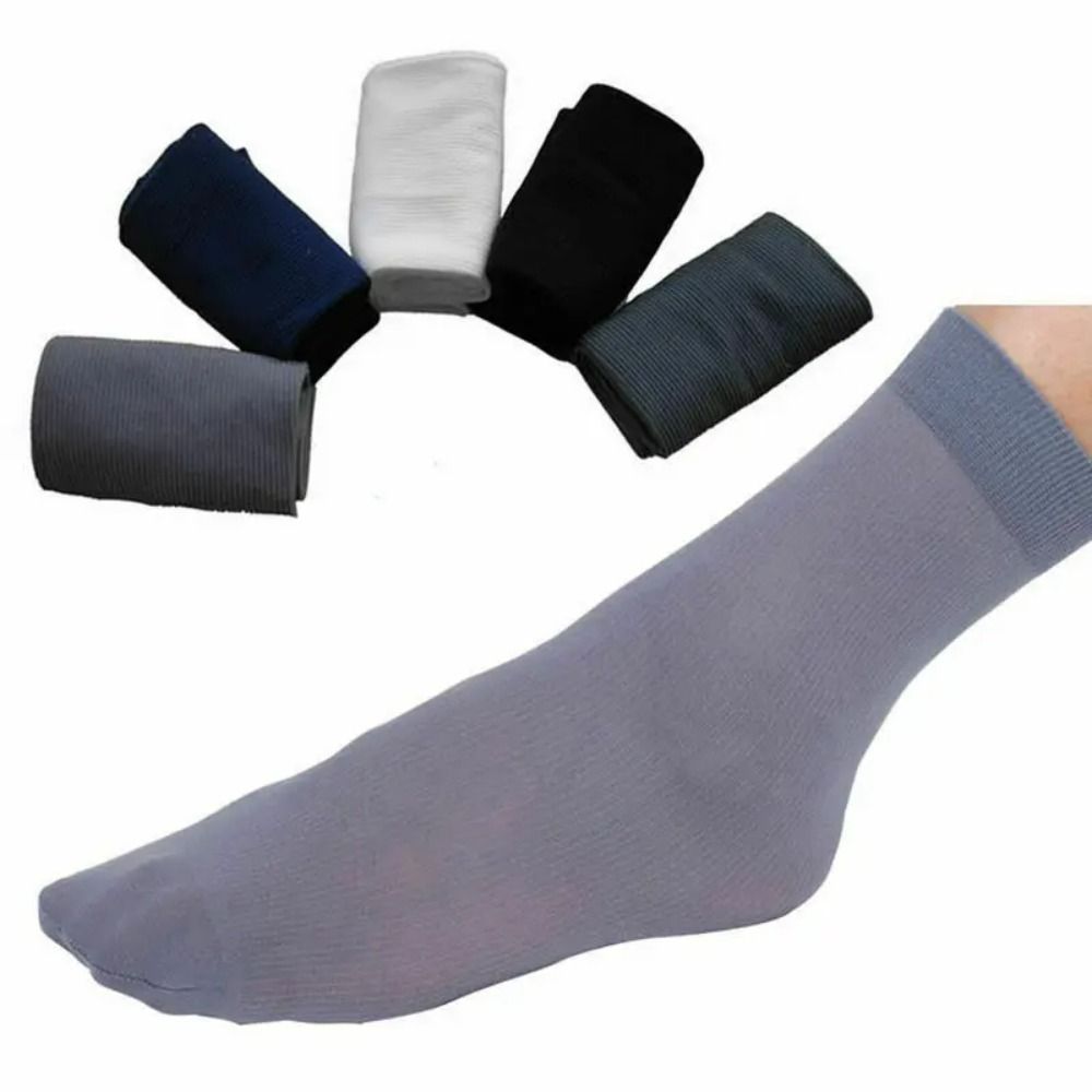 10pairs Fashion Breathable Men - مراجعة Silk Sock Bamboo وسعره
