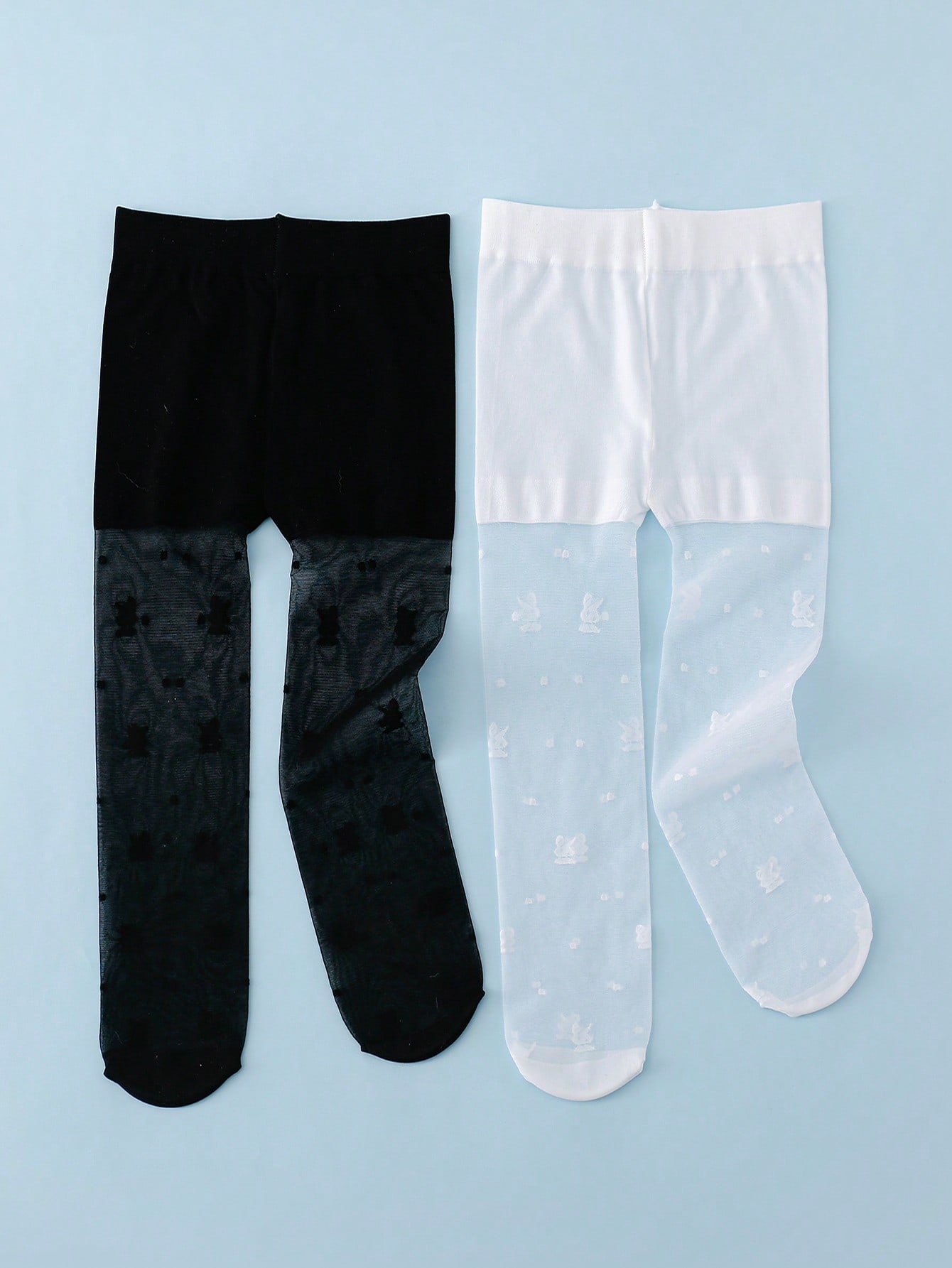 3Pack Toddler Girl Rabbit Prin - مراجعة Tights Pantyhose Sheer وسعره