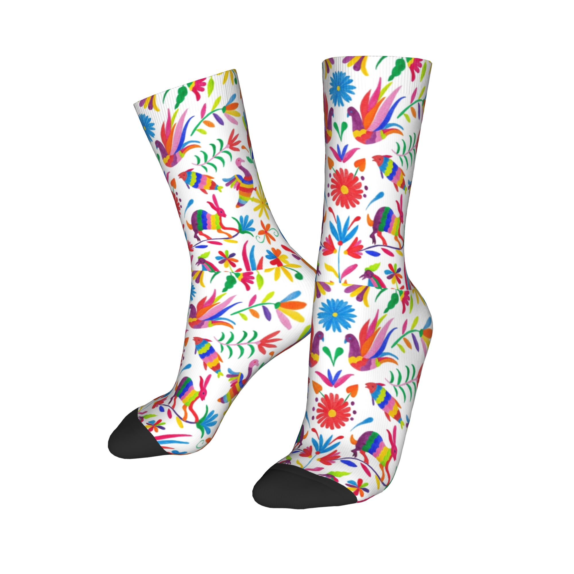 Custom Otomi Folk Mexican Art  - مراجعة Dress Sock Men وسعره