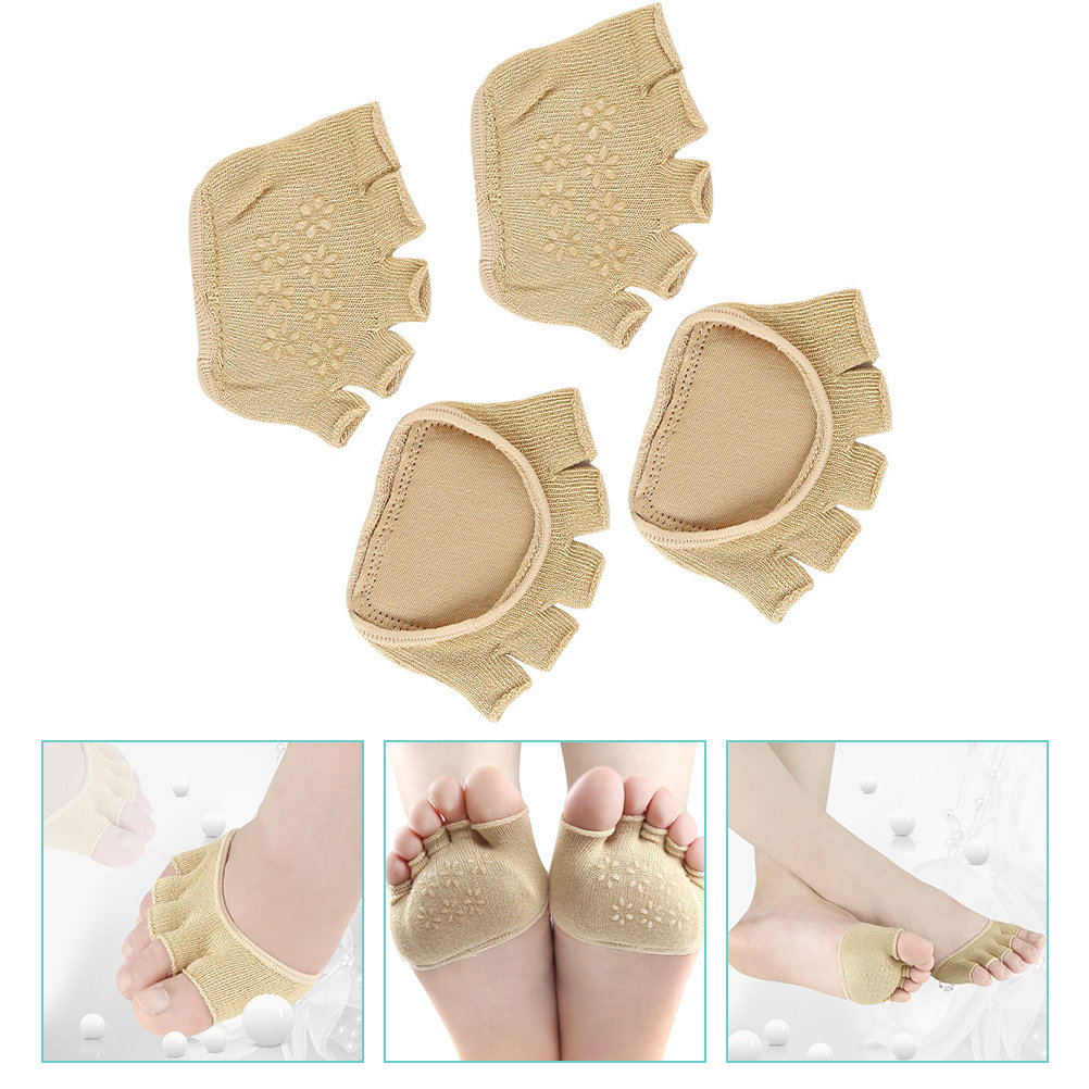 2Pairs Cotton Toeless Yoga Soc - مراجعة Grip Sock Yoga وسعره