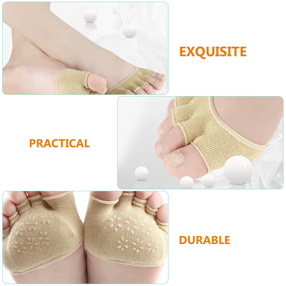 2Pairs Cotton Toeless Yoga Soc - مراجعة Grip Sock Yoga وسعره