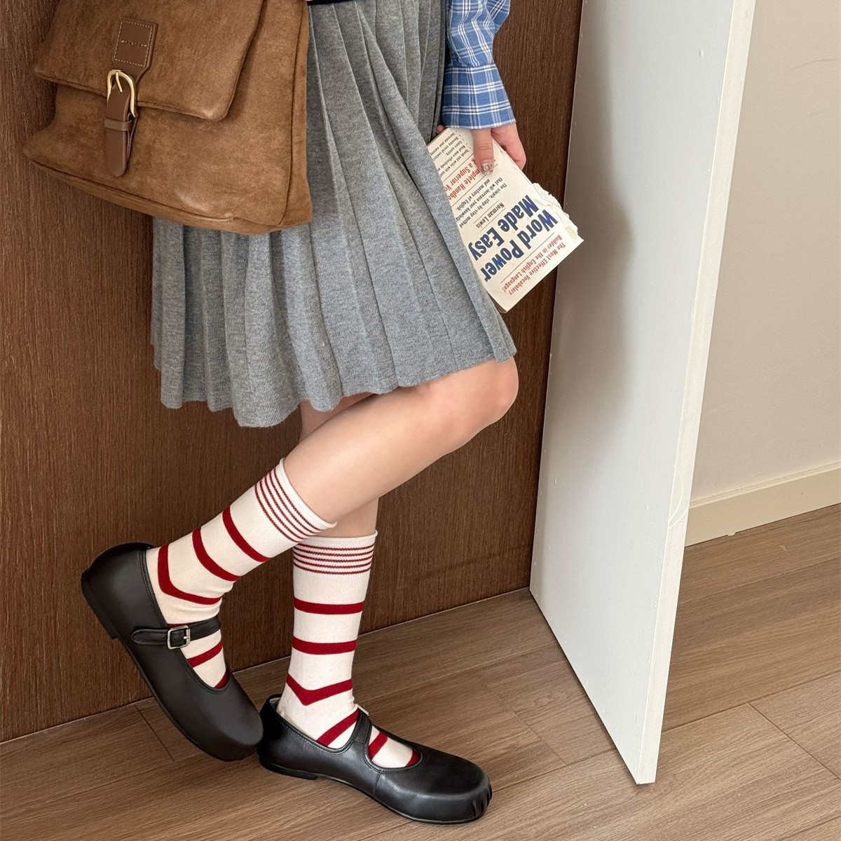 SP&CITY Korean Winter Striped  - مراجعة Silk Sock Bamboo وسعره