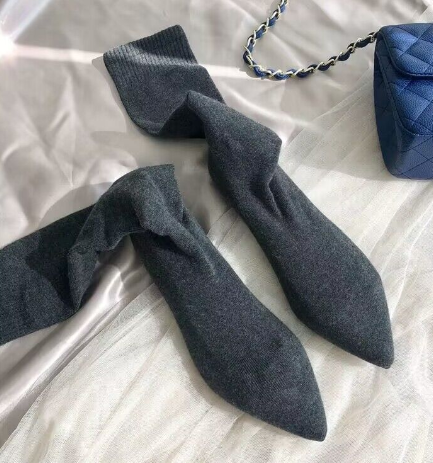 AIYKAZYSDL 2024 Autumn Kitten  - مراجعة Boot Sock Slouchy وسعره