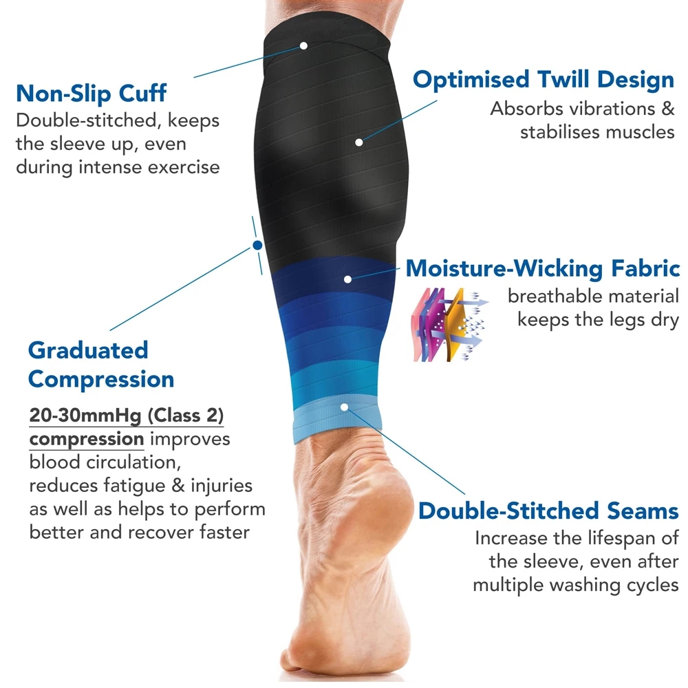 1Pair Calf Compression Sleeve  - مراجعة Compression Sleeve Calf وسعره