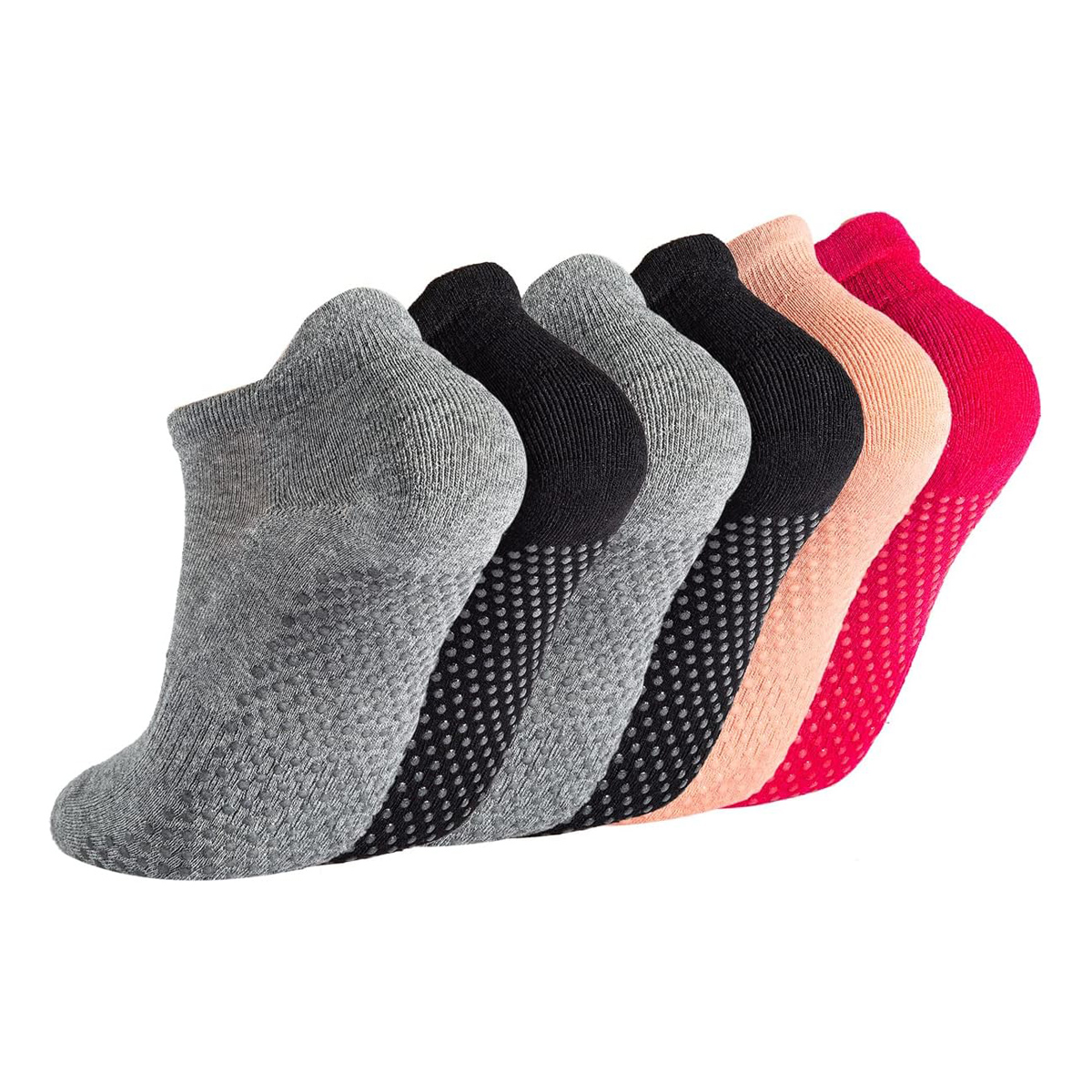 6 Pairs Yoga Socks for Women P - مراجعة Grip Sock Yoga وسعره