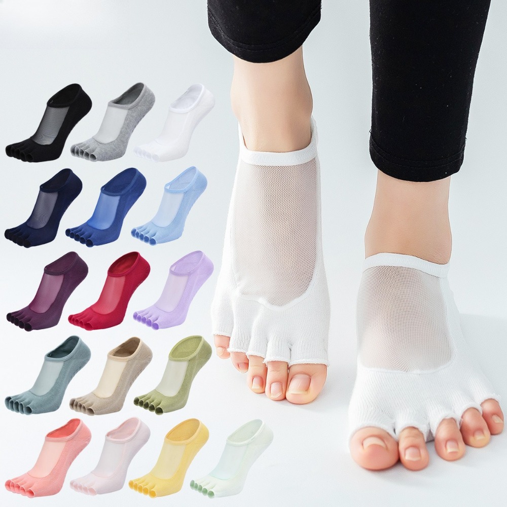Mesh Split Toe Half Finger Yog - مراجعة Toe Sock Split وسعره