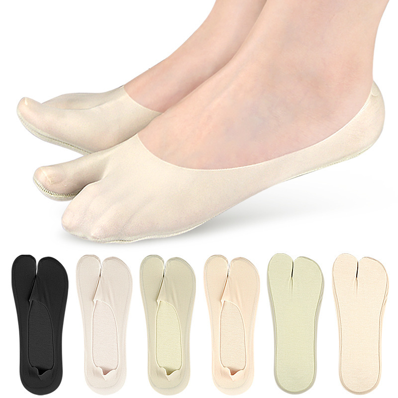 A pair of summer thin ice silk - مراجعة Toe Sock Split وسعره