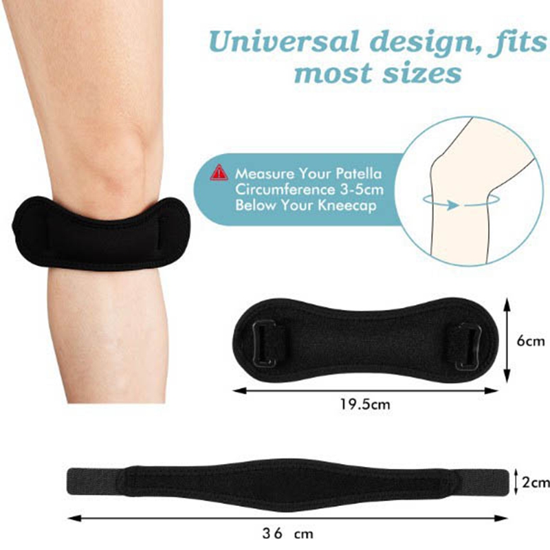 Knee Patellar Tendon Knee Supp - مراجعة Compression Sleeve Calf وسعره