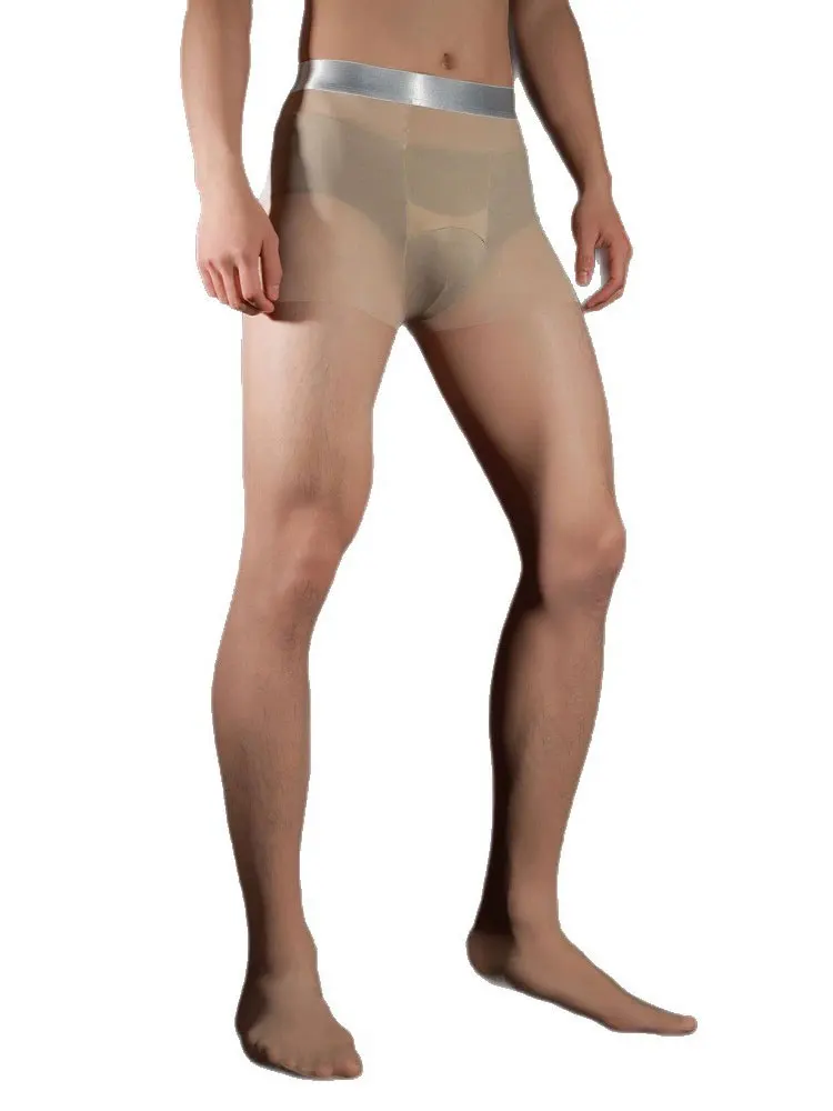 Sexy Men Traceless Silver Wais - مراجعة Tights Pantyhose Sheer وسعره
