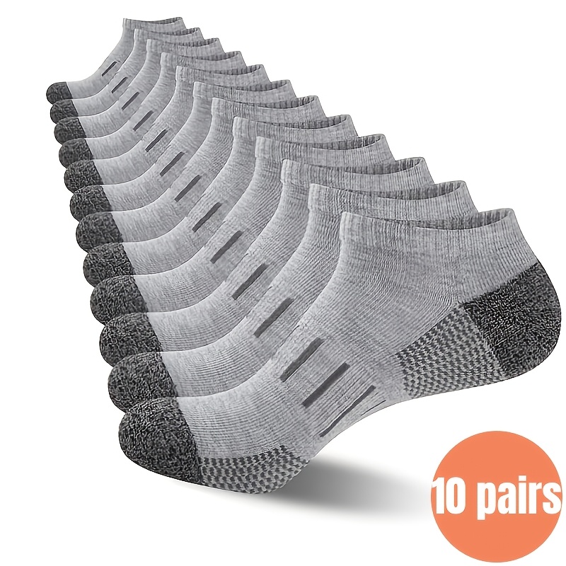 10 Pairs Men's Ankle Socks Hee - مراجعة Ankle Sock Low Cut وسعره